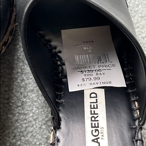 Karl Lagerfeld Paris
Carina Leather Platform Espadrille Wedges - Picture 6 of 10